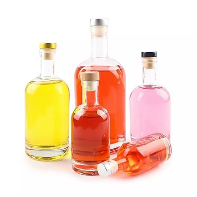 Body materiaal Glas 375ml 500ml 700ml 750ml 1l Nordic Vodka fles met aangepast logo