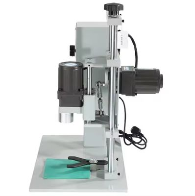DDX-450 handmatige semi-automatische glazen aluminium fleskap spiraal afdichtmachine voor gebruik