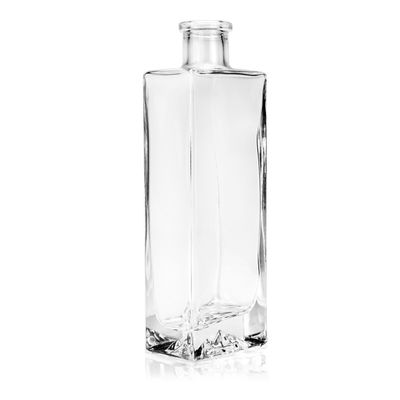 Glaskraag Op maat gegraveerde heldere drank wijnfles 500 ml 700 ml goud kurk sap