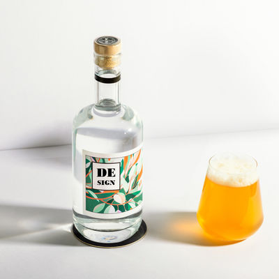 700 ml glazen wijnfles voor de aanpassing van thee- en drankdranken