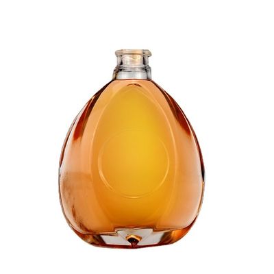 Top Fashion 700ml 1000ml 1L glazen fles voor wodka Spirits Liquor Basis materiaal Glas