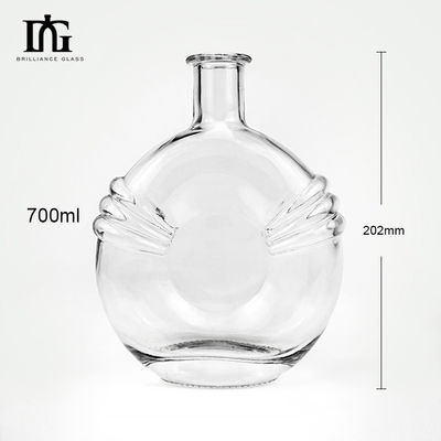 Liquor en dranken 700 ml creatief doorzichtig verzegeld mini-wijnglasfles met kurk