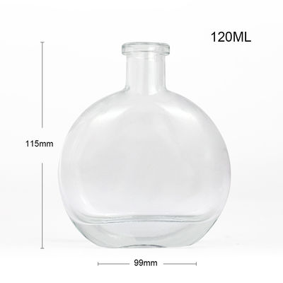 500 ml gegraveerde glazen fles voor eindrum gin en brandy in unieke vorm