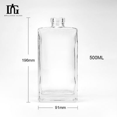 Hoogwaardige 100 ml Mini Liquor Vodka Whisky Rum Brandy Gin Glasfles voor dranken
