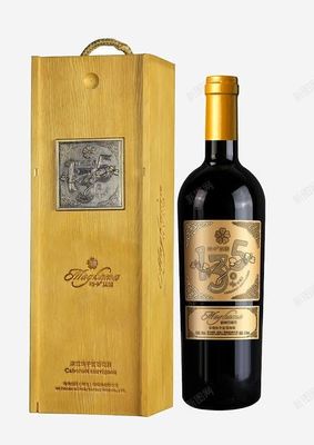Single Leather Red Wine Set Fles Verpakkingspapierdoos voor Custom Houten Wijn Gift Box