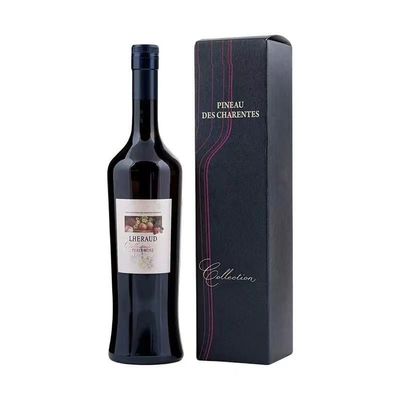 Op maat gemaakte bestelling geaccepteerd enkele fles herbruikbare cadeaubon met krokodilgraan Pu leer