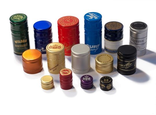 Plastic Aluminium PVC Warm Shrinkable Wraps Film voor ronde vorm Custom Whiskey Flask