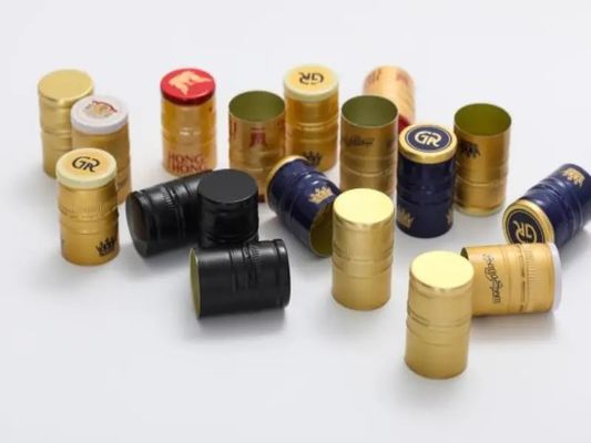 Plastic Aluminium PVC Warm Shrinkable Wraps Film voor ronde vorm Custom Whiskey Flask