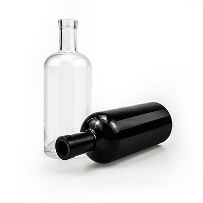 Liquor en dranken 700 ml transparante whisky vodka verpakkingsfles met aluminium kork