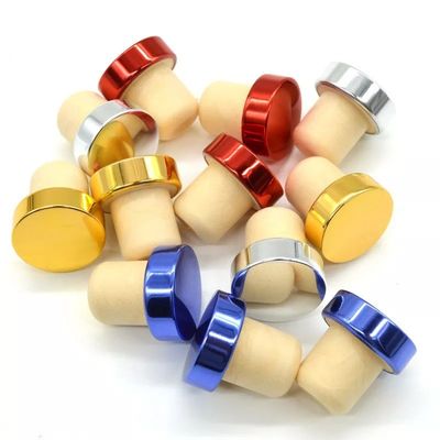 Aluminium T-vorm topbalk topstopper voor op maat gemaakte glasflessen Hout gegraveerd