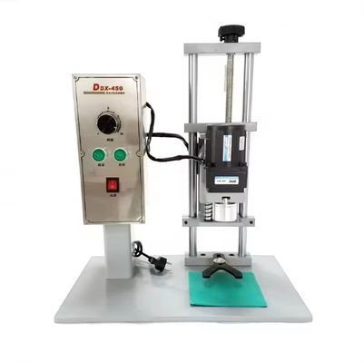 DDX-450 handmatige semi-automatische glazen aluminium fleskap spiraal afdichtmachine voor gebruik