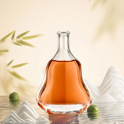 Handwerk Custom Unieke Glas Violin Fles Nordic Twisted Liquor Flessen 500ml 1000ml