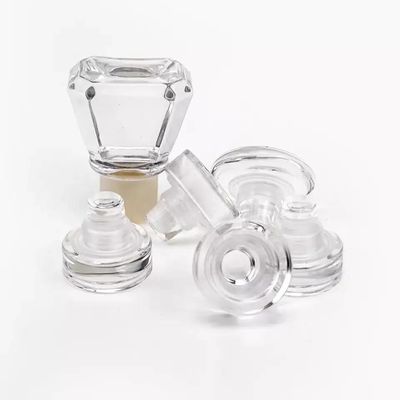 Op maat gemaakte grootte Aluminium glas T-vormige dop met polymer stopper en houten verf