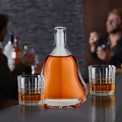 Handwerk Custom Unieke Glas Violin Fles Nordic Twisted Liquor Flessen 500ml 1000ml