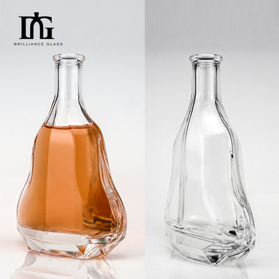 Handwerk Custom Unieke Glas Violin Fles Nordic Twisted Liquor Flessen 500ml 1000ml