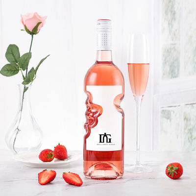 750 ml heldere lege glazen fles voor brandy en likeuren