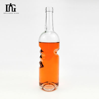 750 ml heldere lege glazen fles voor brandy en likeuren
