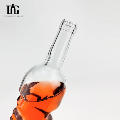 750 ml heldere lege glazen fles voor brandy en likeuren
