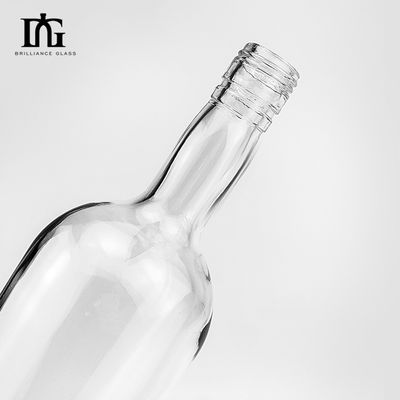 Whisky glasfles met gepersonaliseerde kurk in 375 ml/500 ml/750 ml/1000 ml capaciteit
