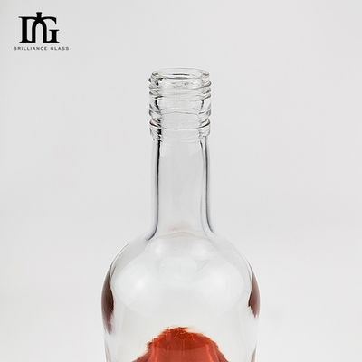 Whisky glasfles met gepersonaliseerde kurk in 375 ml/500 ml/750 ml/1000 ml capaciteit