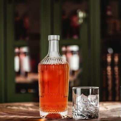 Glazuurglasfles 500 ml 700 ml 750 ml voor wodka whisky rum brandy gin tequila