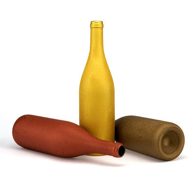 Persoonlijke matte glas wijnfles 750ml 50cl 75cl voor ronde glazen vodka drank