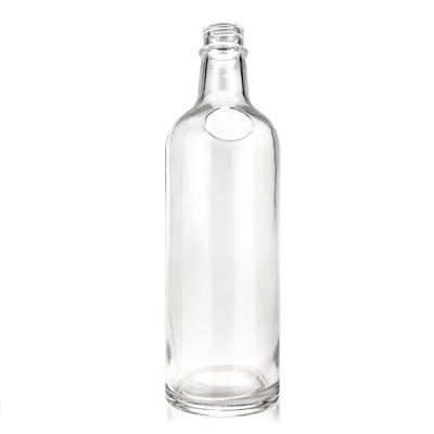 Doorzichtige glazen drankfles met schroefdeksel Capaciteit 500 ml/750 ml/1L Kraagmateriaal Glas
