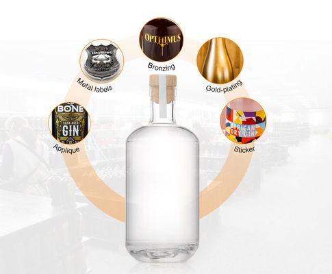 Andere dranken op maat Vrouwen Lichaamsvorm 600 ml Rum Vodka Whisky Glasfles met OEM/ODM