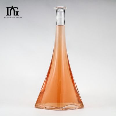 Korkschroef met beide doppen, lange nek, glasfles voor vodka, brandy, whisky, 700 ml, 750 ml, 1000 ml