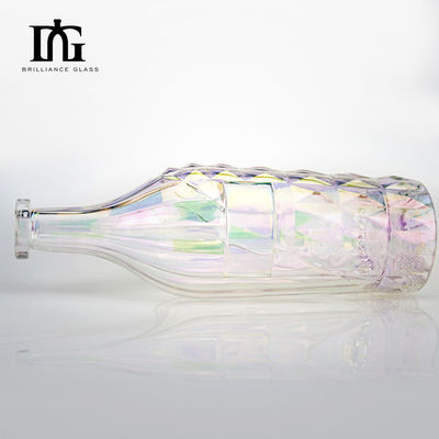 Doorzichtige glazen kraag en dop 700 ml fles voor wodka gin whisky rum