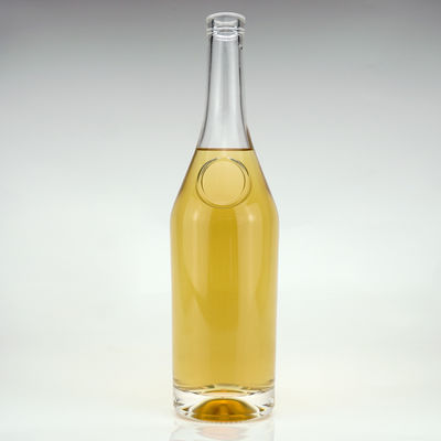 Liquor en dranken 700 ml kurkstopper doorzichtige glazen fles voor brandy vodka spirit