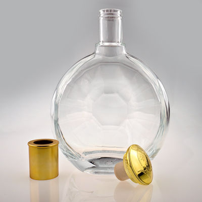 500 ml 700 ml 750 ml glazen flessen voor het behandelen van vorstoppervlakten Gin Vodka Whiskey Liquor Spirit