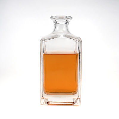 Kap Type Cork Schroef Beide 750ml Vierkant Glas Gin Whiskey Liquor Fles voor Apotheek