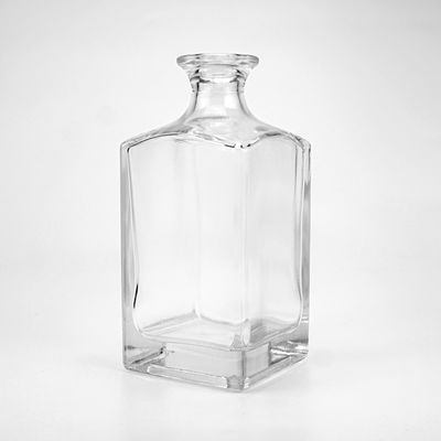 Kap Type Cork Schroef Beide 750ml Vierkant Glas Gin Whiskey Liquor Fles voor Apotheek