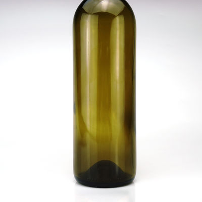 750 ml prima kleur glasfles voor rode wijn Spirits Ronde vorm Groene kleur Cork schroefdeksel