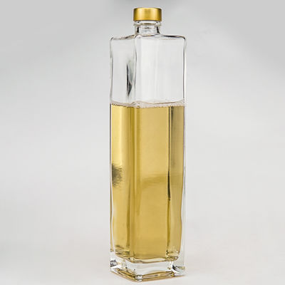 700 ml vierkante aluminium schroef korken dikke bodem wodka brandy rum gin dranken glazen fles