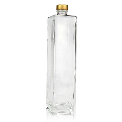 700 ml vierkante aluminium schroef korken dikke bodem wodka brandy rum gin dranken glazen fles