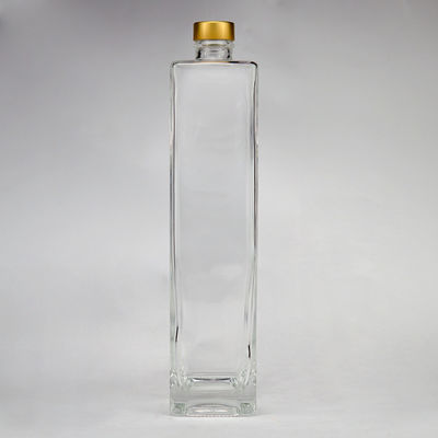 700 ml vierkante aluminium schroef korken dikke bodem wodka brandy rum gin dranken glazen fles