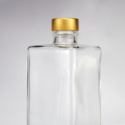 700 ml vierkante aluminium schroef korken dikke bodem wodka brandy rum gin dranken glazen fles
