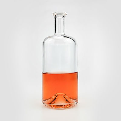 750 ml glazen fles met graverend oppervlak en kurk schroefdeksel Perfect