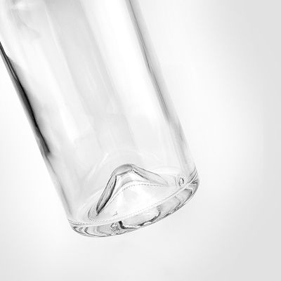 750 ml glazen fles met graverend oppervlak en kurk schroefdeksel Perfect