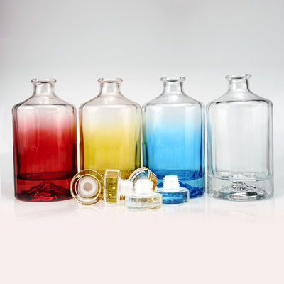 Duidelijk leeg glas Valcano bodem Vodka Gin Rum Tequila Whisky Brandy Spirit Fles 500 ml 750 ml
