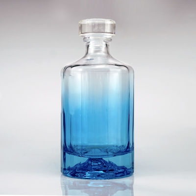 Duidelijk leeg glas Valcano bodem Vodka Gin Rum Tequila Whisky Brandy Spirit Fles 500 ml 750 ml