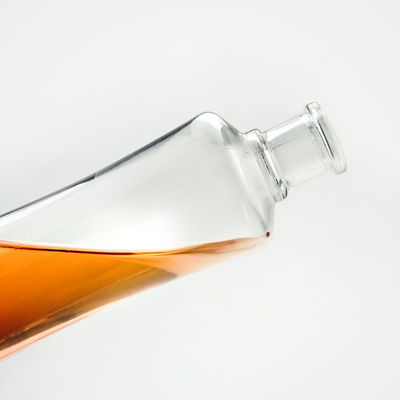 Glasflesjes 500 ml met kurkdeksel en glazen kraag
