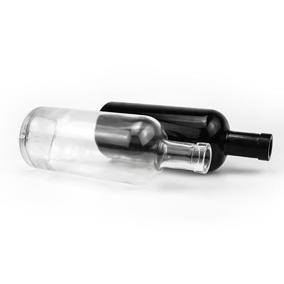Ronde lege glazen fles voor wodka en whisky 700 ml capaciteit