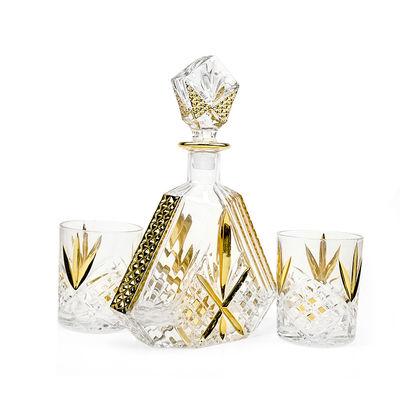 650 ml/700 ml/750 ml glazen brandyflessen met capaciteit en glazen kurk