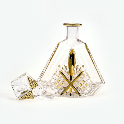 650 ml/700 ml/750 ml glazen brandyflessen met capaciteit en glazen kurk