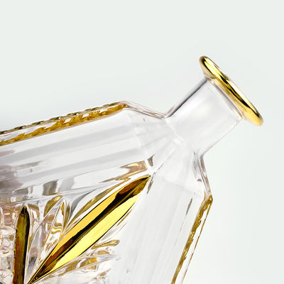 650 ml/700 ml/750 ml glazen brandyflessen met capaciteit en glazen kurk