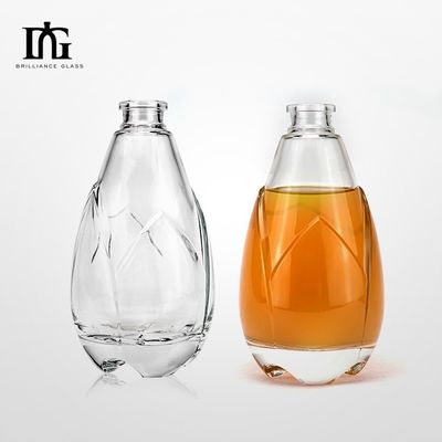 Vrij beschikbaar Super Flint Crystal White glasflessen voor Brandy en Vodka met kurk