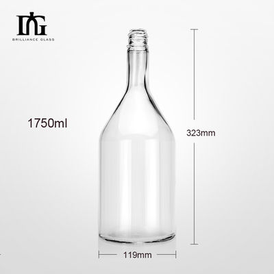 Custom Label Glasfles voor Whiskey Juniper Vodka 750ml 1000ml 1750ml Capaciteit gemaakt